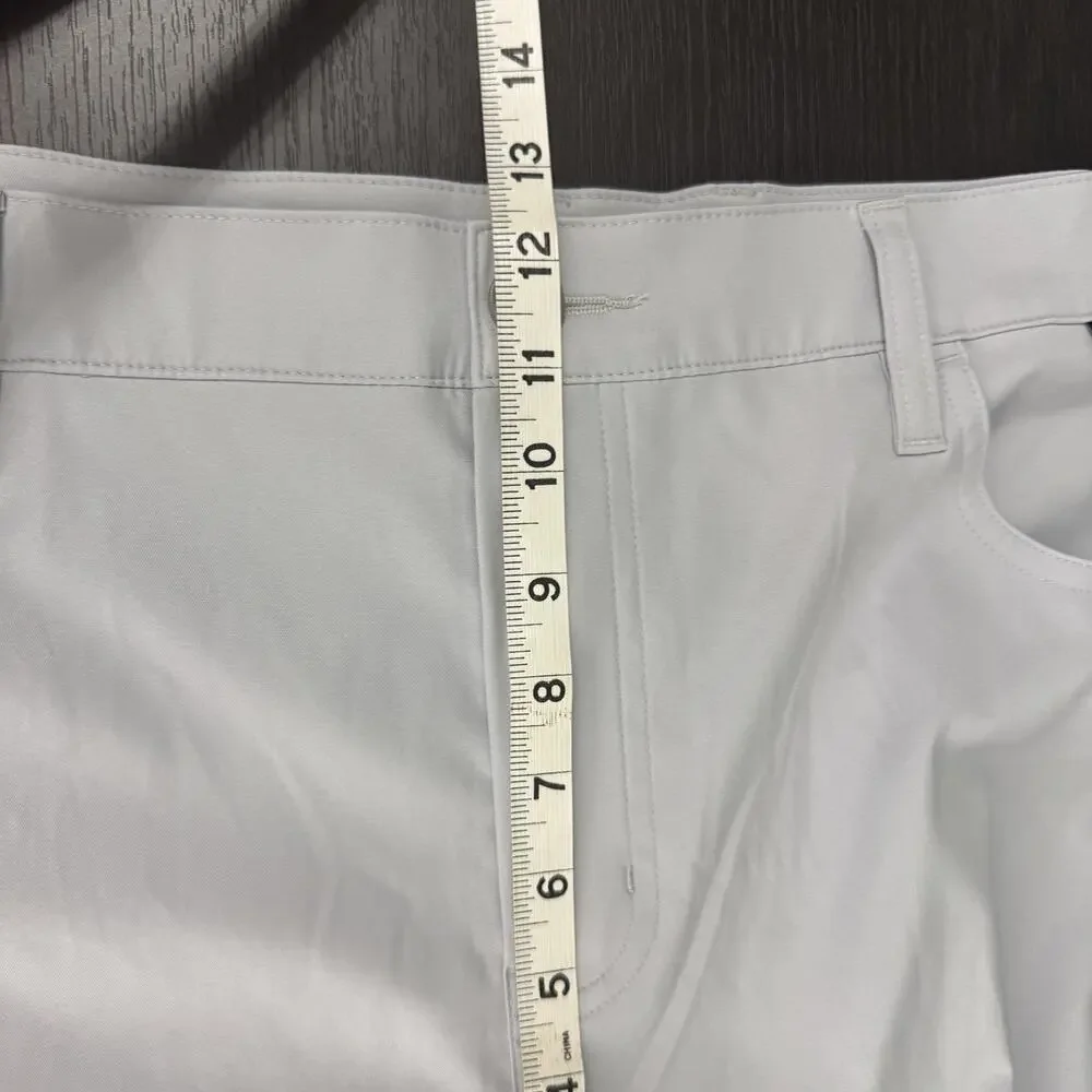 Travis Mathew Pants Mens 40 X 32 Golf Khakis Straight Leg Activewear Light Grey